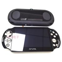 ชุดต้นฉบับสำหรับ PSVITA 2000 Psv2000หน้าจอแอลซีดีจอแสดงผลปกหลัง Replacemnt ที่อยู่อาศัยกรณี F Aceplate ที่มีหน้าจอสัมผัสแผง