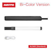 AMBITFUL AL360R Handheld 15W 3000K-6000K RGB Colorful Ice Stick LED Video Light Adjusting Controlled Built-in 3100mAh Battery