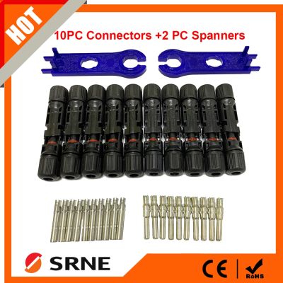 【CW】∋  10 Pairs   2PC Spanner Male Female 30A Panel Wire Plug Suitable Cable 2.5/4/6.0mm2