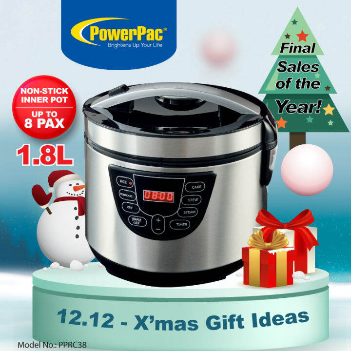 powerpac 1.8 l rice cooker