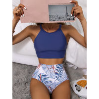 High Waist Bikinis 2022 Mujer Swimwear Women Swimsuit Crop Top Bikini Set Swimming For Bathing Suit Woman Maillot De Bain Femme