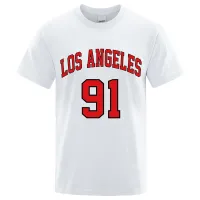 Los Angeles Shirt Men | Cotton Tee Clothes | Cotton Shirts | Mens T-shirts | Cotton T-shirt - T-shirts - Aliexpress