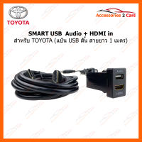 SMART USB ช่องเสียบ USB Audio + HDMI ยาว 1 เมตร แบบแป้นสั้น (SM-TO-07)