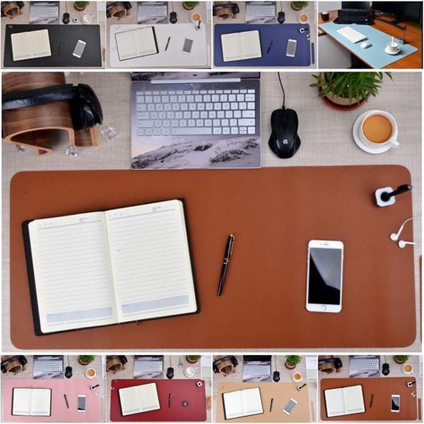 orzer-แผ่นรองคอมพิวเตอร์-หนังเทียม-พีวีซี-office-desk-mat-large-mouse-pad-มีสีให้เลือก