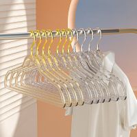 New 10/20Pcs Anti-Acrylic Hanger Crystal Coat Hanger S Wardrobe Clothes Organizer Home Non-Slip Drying Rack