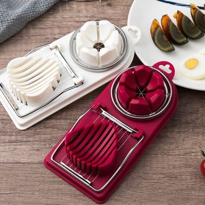 1PC Stainless Steel Multifunctional Fruite Egg Cutter Cutting Egg Slicers Wire Kitchen Accessories Slicing Gadgets Cooking Tools