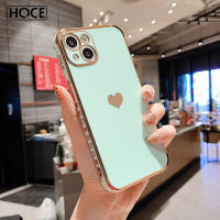 HOCE เคสซิลิโคนแบบนุ่มน่ารักโทรศัพท์รักเคสสำหรับไอโฟน14 13 12 11 Pro Max 12 13 Mini 7 8 Plus SE 2020 X XR XS