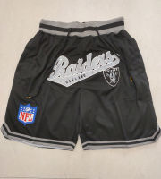 ขายร้อน2022ผู้ชาย Las Vegas Raiders NFL Just Don Pocket Shorts - Black