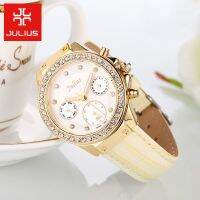 C3 Julius ที่นี่มีค่าใช้จ่ายต่ำรับใหม่เอี่ยมความหลากหลายของการกวาดล้าง! Julius นาฬิกาข้อมือนักเรียนสวิสอเนกประสงค์ของแท้นาฬิกาผู้หญิงกันน้ำใช้ได้ทั้งกลางวันและสัปดาห์