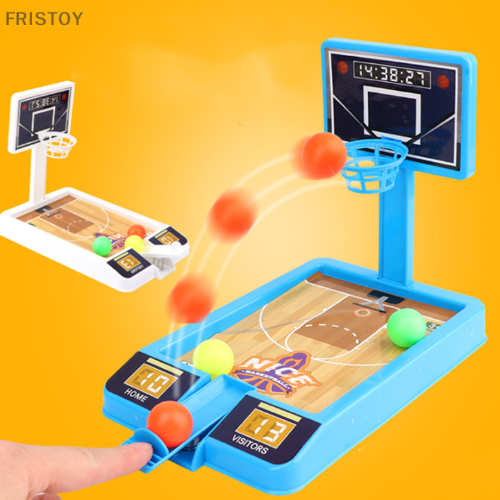 fristoy-เกมยิงลูกบาสเกตบอลเกมกระดานโต้ตอบ3ลูกของขวัญสำหรับเด็ก-กีฬาในร่ม