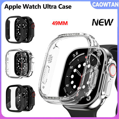 Case ปกคลุมสำหรับ Apple Watch Series 8 7 49 Mm 45 Mm/41Mm 44Mm/40Mm 44 45 Mm ทุกรอบล้างกรอบฉันดูอัลตร้า4 3 5 Se 6 7 49 Mm Case ฟิล์มสำหรับภาพยนตร์