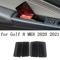 For Volkswagen VW Golf 8 MK8 2020 2021 R Gti Gte Door Armrest Container Storage Handle Container Car Side Door Storage 2023