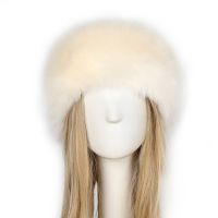 【YF】 Winter Thick Fluffy Headband For Women Men Fur Hairband Russian Furry Earmuffs Elastic Turban Wide Headwear Ski Hats Accessories