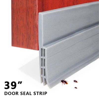[Hot K] ตัวบล็อกประตู39นิ้วตัวแท่งที่กั้นประตูกาวใต้ประตูปิดผนึกกวาดประตูประตูกันเสียงสภาพอากาศด้านล่าง