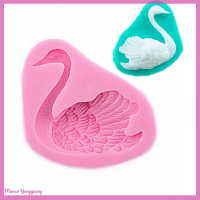 Manao Swan ซิลิโคน fondant เค้กตกแต่ง listen แม่พิมพ์คุกกี้อบแม่พิมพ์