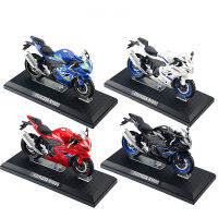 112 SUZUKI GSX-R1000 Motorcycle Alloy Diecast Toy Motorcycle Car Model Linkage Head Rubber Tyre Motorbike Vehicle For Boy Gift