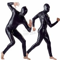 [COD] 2023 and new mens patent leather one-piece jumpsuit performance bar suit