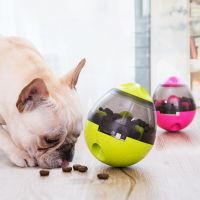 Interactive Dog Cat Toy Increases  IQ Treat Ball Pets Toys Feed Bowl Tumbler Food Dispenser for Dogs Puppy Training Balls Toys