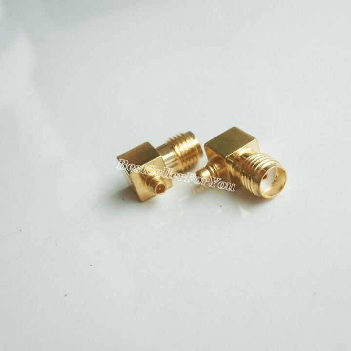 1pcs-sma-female-jack-to-mmcx-male-right-angle-90-degree-ra-plug-rf-coaxial-adapter-connector-electrical-connectors