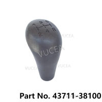 ยี่ห้อใหม่คู่มือ Shift Lever เกียร์ Shift Knob หนังสำหรับ Hyundai Moinca Sonata EF Optima Carens 4371138100 43711-38100