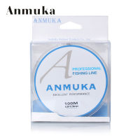 【Hot sales】Anmuka สายไนลอนสายหลักและสายย่อย 100 สายเบ็ดโปร่งใสเมตรแรงดึงที่แข็งแกร่งการแข่งขันตกปลาไต้หวันผู้ผลิตอุปกรณ์ตกปลา