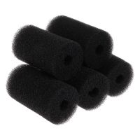 【CW】5 Pcs Sponge Aquarium Filter Protector Cover For Fish Tank Inlet Pond Black Foam