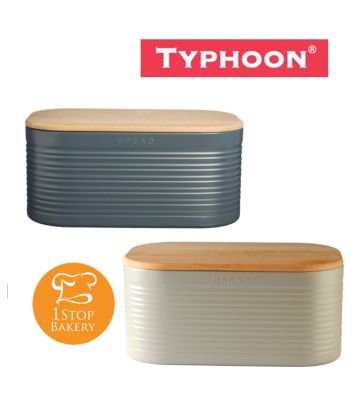 Typhoon 1400.536 Ripple Slate Breadbin Oval / กล่องใส่ขนมปัง