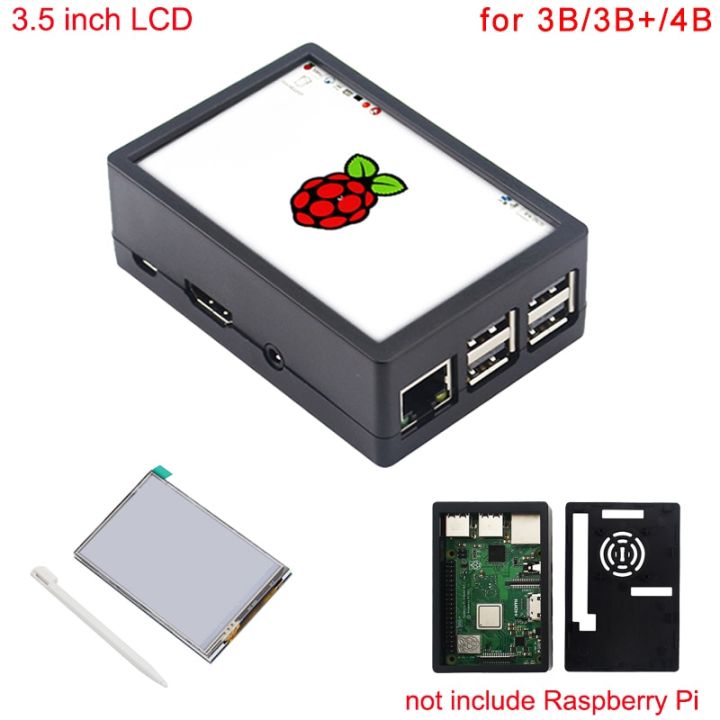 hot-on-sale-fuchijin77-3-5นิ้ว-raspberry-pi-3-model-b-หน้าจอสัมผัส480-320เคส-abs-ปากกาสัมผัสหน้าจอ-lcd-สำหรับ-raspberry-pi-4-model-b-3b-3b