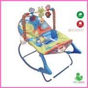 Ghế rung bập bênh có nhạc, có đồ chơi Ibaby Infant to Toddler Rocker