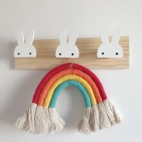 Kids Room Decorative Wooden Hooks Cute Animal Hook Wall Hanging Coat Hook Home Decoration Solid Wood Hook Kitchen Accessories Picture Hangers Hooks