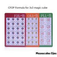 MF 3pcs/Set 119 Advanced Formulas Magic F2L Pll Oll Puzzle Spinner Cube Tutorial Cfop Applies To 3x3 Speed Carry Card Brain Teasers