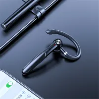 ME-100 Single Business Ear-Hook Wireless Bluetooth Headset 5.0 Touch Control Earphone Noise Canceling Stereo Earphone for Huawei Samsung Oppo