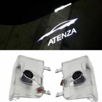 JURUS 2Pcs Wireless Led Car Door Light Logo Projector For Mazda 6 Atenza 2014-2018 Laser Door Projector Logo Ghost Shadow Light Bulbs  LEDs HIDs