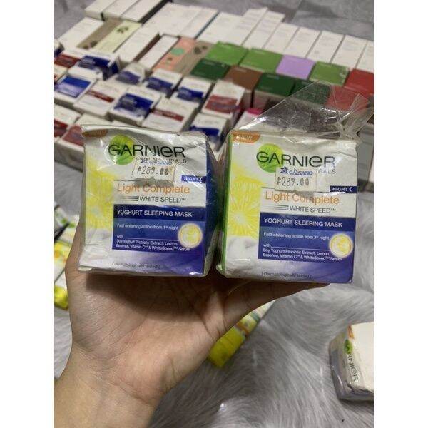 Garnier light complete yoghurt sleeping mask Lazada PH