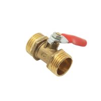 Brass Ball Valve 1/8 1/4 3/8 1/2 Male Thread Ball Valve Brass Connector Joint Copper Pipe Fitting Coupler Adapter