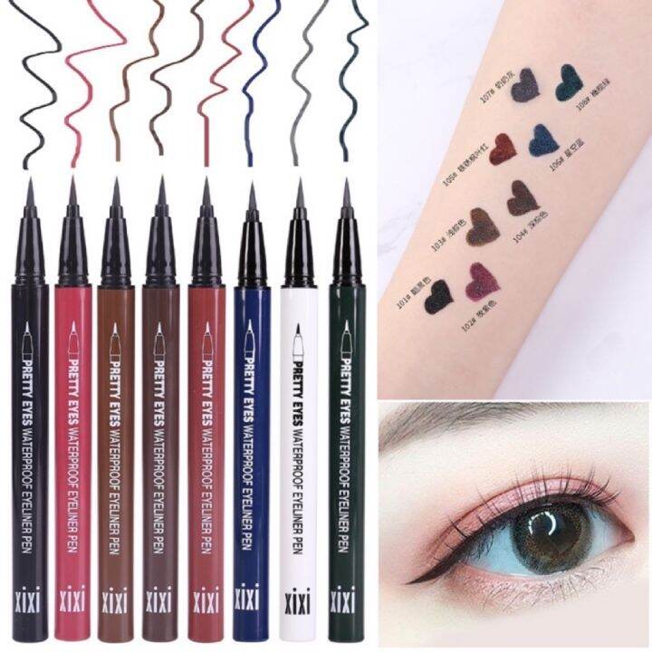 XIXI Waterproof eyeliner pencil makeup long lasting waterprooft 24hr no