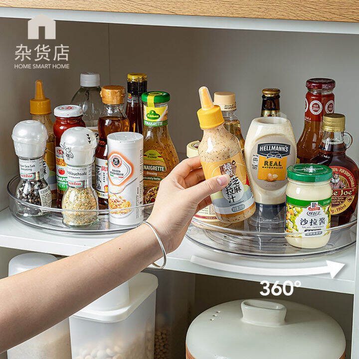 Clear Lazy Susan Rotating Tray for Condiments Lazada Singapore