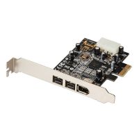 PCI to 1394 Card PCI Express 3 Port Firewire 1394B &amp; 1394A PCIe 1.1 X1 Card TI XIO2213B Chipset