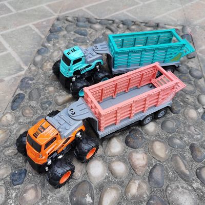 卍 jiozpdn055186 Engenharia brinquedo reboque dumper Brinquedos Carro Crianças Grande Dumper Escavadeira Inercial Car XMAS Presentes