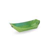 ส่งด่วน! เฟสท์ ถาดกระดาษทรงเรือ ลายใบตอง ขนาด 8 นิ้ว x 50 ชิ้น Fest Paper Boat Tray Banana 8" x 50 pcs สินค้าราคาถูก พร้อมเก็บเงินปลายทาง