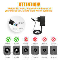 AC110-240V DC 24V 0.5A 1A Universal Power Adapter Supply Charger EU US for LED Strip Lights Camera