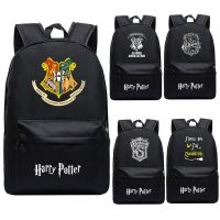 แฮร์รี่พอตเตอร์กระเป๋าแฮร์รี่พอตเตอร์อะนิเมะล้อมรอบนักเรียนชายและหญิงกระเป๋าเป้