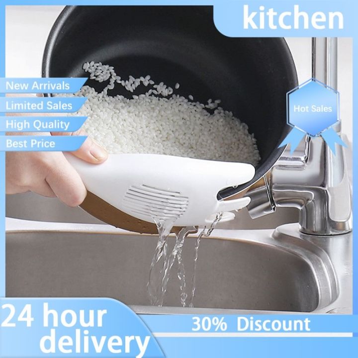 1pc-rice-sieve-spoon-kitchen-drain-colander-with-handles-rice-bowl-strainer-white-rice-washing-tools-sink-drain-household-tools