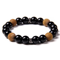 10mm Large Round Bead Mixed Natural Stone Series Bracelet Various Colors For Women Men Unisex Exquisite Jewelry Gifts Wholesale