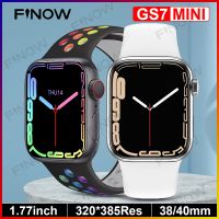 ZZOOI Original GS7 MINI Smartwatch 38/40mm Series 7 reloj hombre For Women 320*380 DIY Face Alipay Smart Watch Men PK IWO DT7 HW7 Max