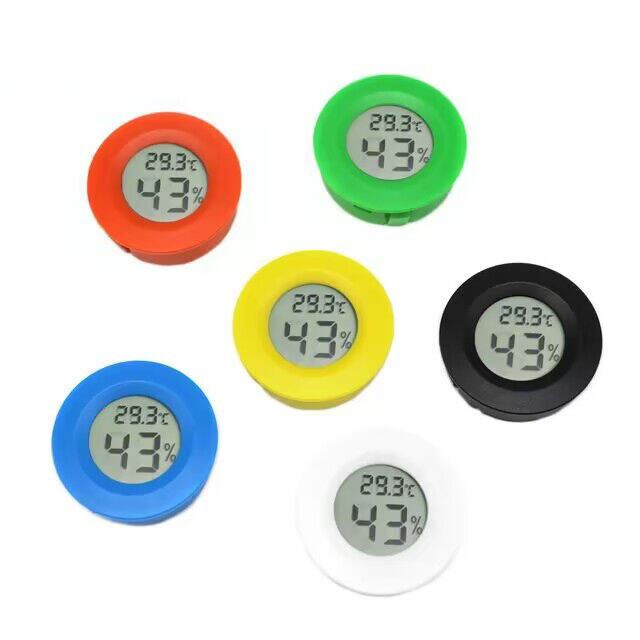 12 Stück Digital Thermometer Hygrometer - Mini Klimamesser Für Innenräume