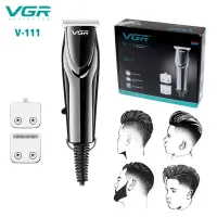 ปัตตาเลียน VGR รุ่น V-111 navigator professional trimmer set 3 in 1 ปัตตาเลี่ยนตัดแต่งทรงผมและหนวดเคราจอน Flight8 เครื่องโกนหนวด ผลิตภัณฑ์สำหรับผู้ชาย ราคาถูกสุ