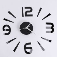 Decor Quartz Diy Wall Clock Clocks Horloge Watch Living Room Fashion Acrylic Mirror Stickers