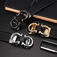 Trouser Belt Mens Automatic Buckle Fashion Male Business Leisure Belt Youth Strap Versatile Atmosphere New Style