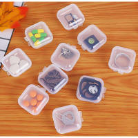 Small Clear Box Transparent Sturdy Durable PP Glossy Surface Wide Application Bead Box for Jewe